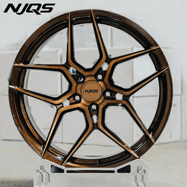 Jantes Forgées Monobloc Bronze Brossé – 19 à 22 Pouces Multi-Entraxe