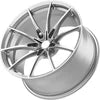 Jantes forgées concaves sur mesure bleu foncé à 5 branches doubles, 16 à 18 pouces, 5x114,3 et 5x100