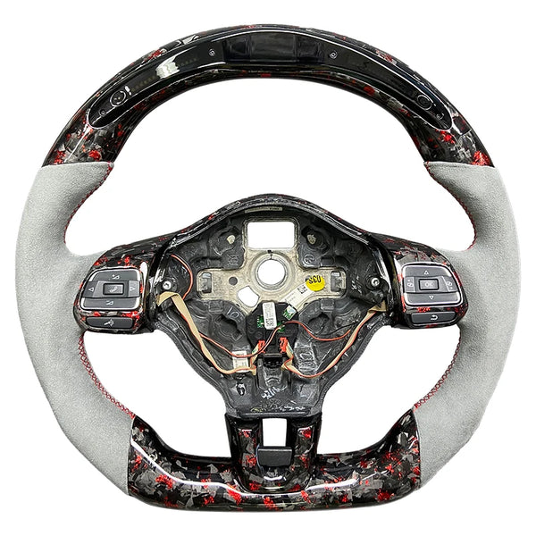 Volant Fibre de Carbone LED – Volkswagen, Golf, Polo – Version 2
