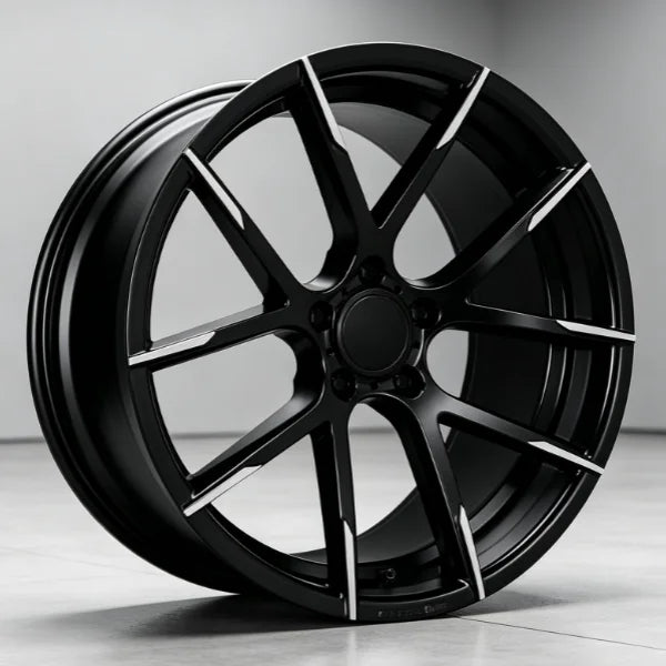 Jantes aluminium flow forming noires 5x112, 19–20 pouces — vue 1