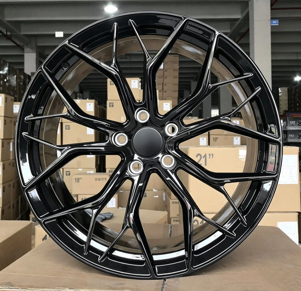 Jantes forgées Grey Bespoke Racing, 17 à 22 pouces pour Audi, BMW, Volkswagen et Honda