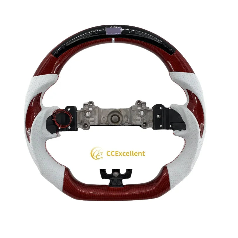 CCExcellent personnalisé pour Subaru 2015+ fibre de carbone volant avec rouge fibre de carbone - OURANE.COM