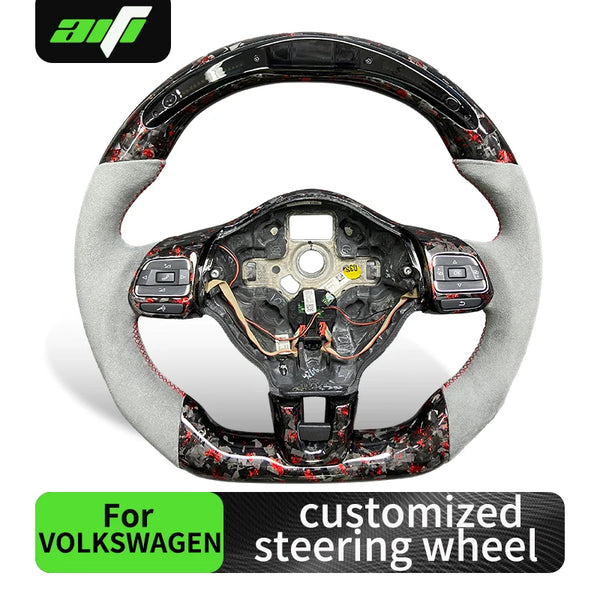 Volant Fibre de Carbone LED – Volkswagen, Golf, Polo – Version 2