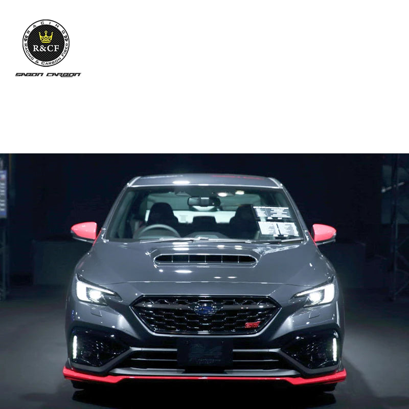 Aileron aérodynamique en fibre de carbone style STI pour Subaru WRX S4 2022