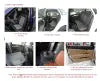 Housses de sièges cuir blanc, set complet 4 saisons pour BMW