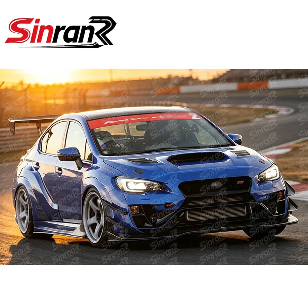 Kit carrosserie complet Widebody en carbone ou fibre de verre pour Subaru Impreza VA WRX S4 et WRX STI 2015-2021