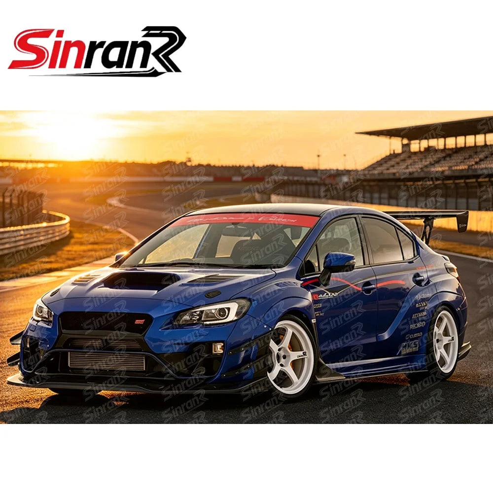Kit carrosserie complet Widebody en carbone ou fibre de verre pour Subaru Impreza VA WRX S4 et WRX STI 2015-2021