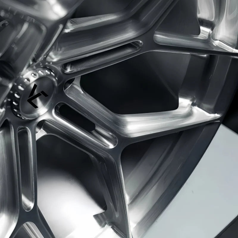 Jantes forgées concaves gris anthracite brossé, 17 à 24 pouces, 5x112, pour Audi RS7, RS5, S4, A4 et Q7
