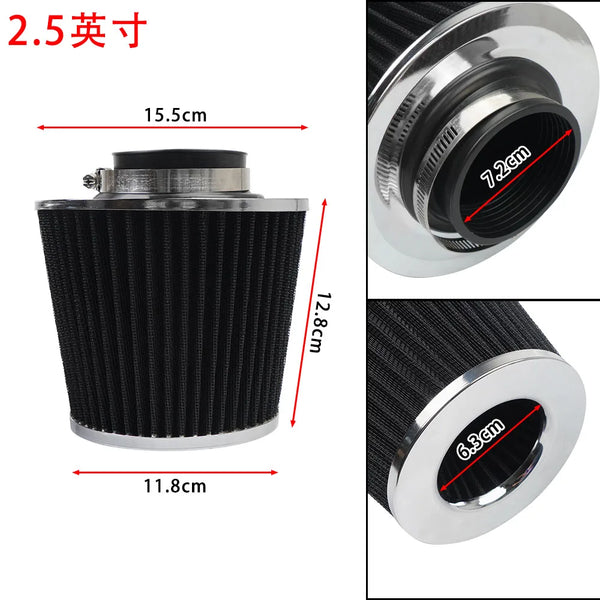 Filtre à air conique lavable Xuzhong, 2,5 pouces — vue 4