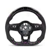 Volant carbone forgé rouge LED pour Volkswagen Golf 5/6/7 R, GTI et Polo