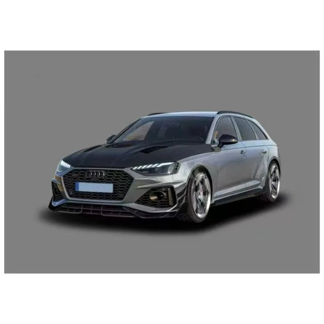 Kit Carrosserie Carbone Style Aulen pour Audi RS4 – Canards, Bas de Caisse, Lip, Diffuseur, Aileron – Carrosserie & aérodynamique | OURANE.COM