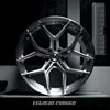 Jantes forgées concaves gris anthracite brossé, 17 à 24 pouces, 5x112, pour Audi RS7, RS5, S4, A4 et Q7