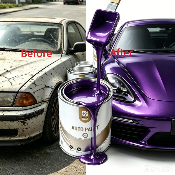 Peinture carrosserie violet métallisé 1K ou 2K — vue 3