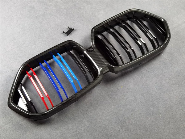 M Document-calandre en carbone pour BMW, F20, F22, E46, E90, E92, F30, F34, F32, G30, E60, F10, E84, F48 Bery Tage, X5, X6, F