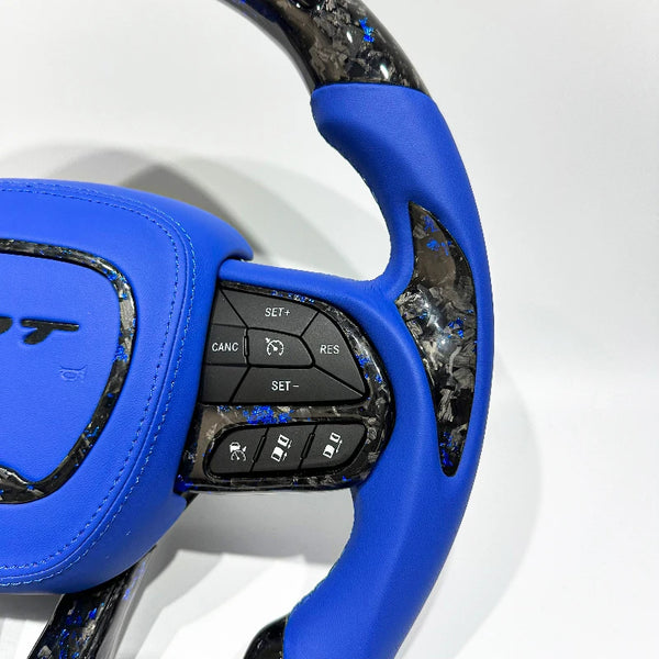 Volant Fibre de Carbone LED – Dodge, Charger, Challenger