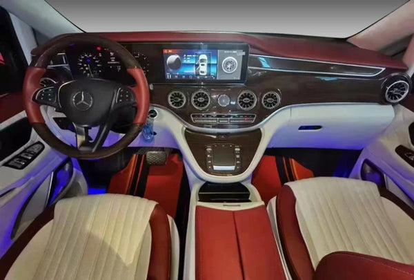 Kit intérieur cuir style Maybach Mercedes Classe V/Vito — vue 2