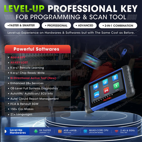 Autel Maxiim IM508S Smart automobile Key programmeur XP200 IKEY programmation Cope Machine Altar IM508 OBD2 scanner outil de 