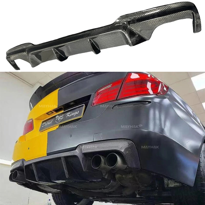 Diffuseur Arrière Carbone Style MP pour BMW Série 5 F10/M5 – Carrosserie & aérodynamique | OURANE.COM