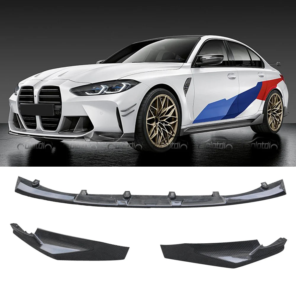 Lip Avant Carbone Style MP avec Splitters pour BMW M3 G80/M4 G82 (2020+) – Carrosserie & aérodynamique | OURANE.COM