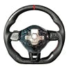 Kit d’habillage carbone brillant pour volant Volkswagen Golf MK5 à MK7
