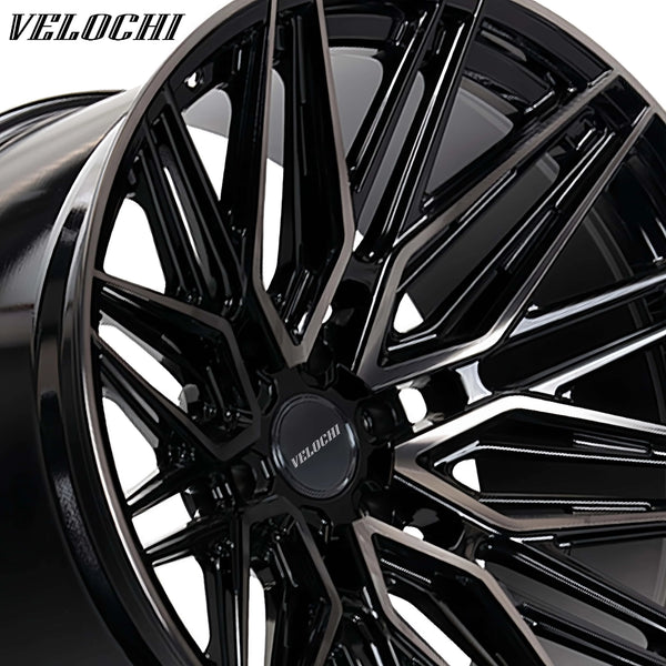 Jantes Forgées VLC Noir Brillant 24 pouces – Entraxe 6x139.7 – Dodge, RAM