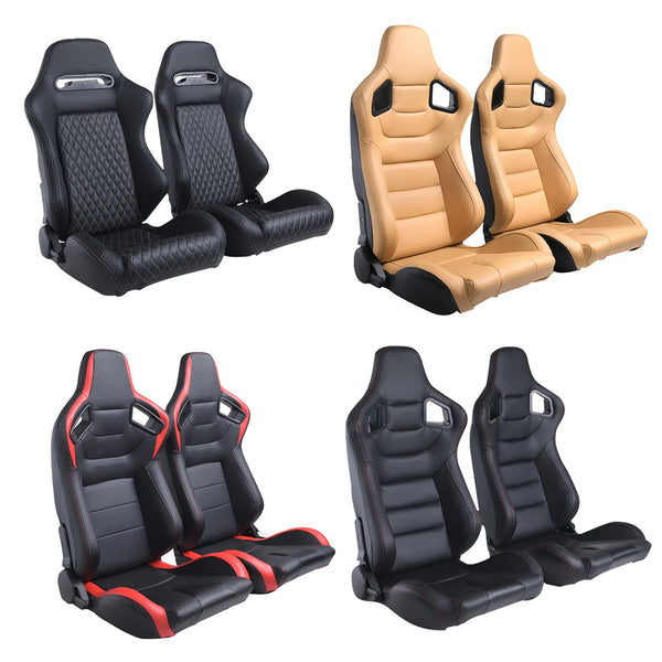 Siège Baquet Racing Réglable – Véhicules Sportifs – Version 2