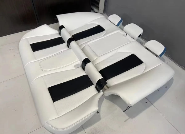 Housses de sièges baquets carbone et similicuir pour BMW