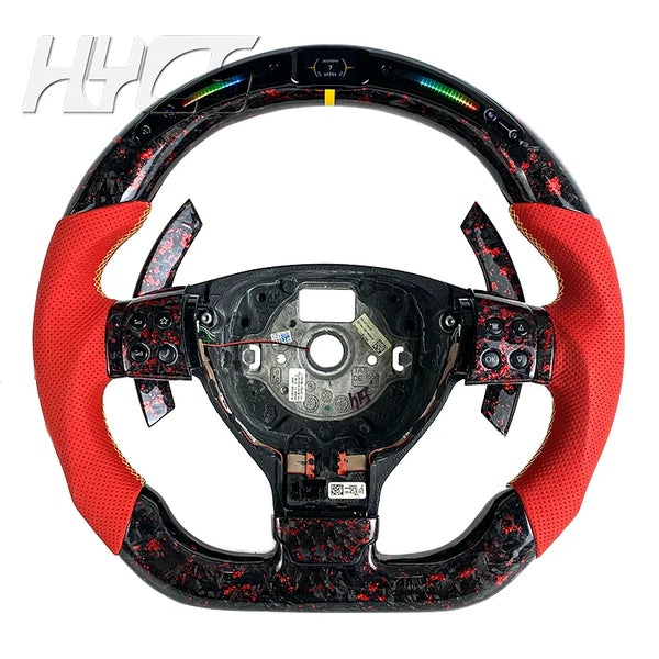 Volant carbone cuir personnalisé pour Volkswagen Golf 5, GTI et Passat