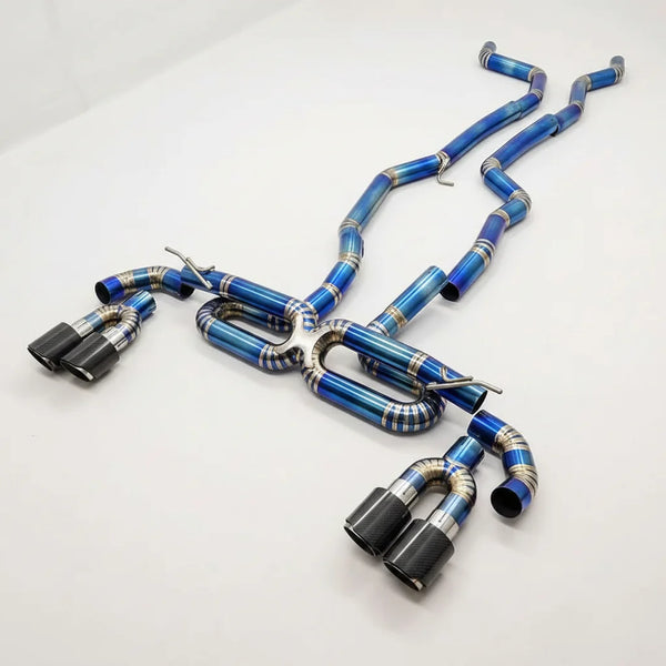 Ligne cat-back titane à valve pour Porsche Cayenne