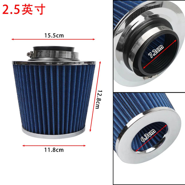 Filtre à air conique lavable Xuzhong, 2,5 pouces — vue 3