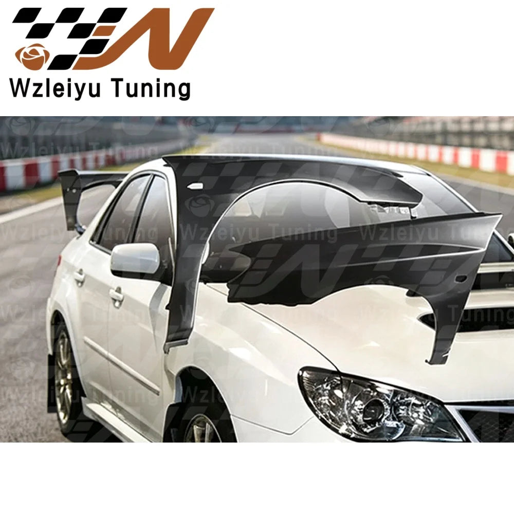 Kit carrosserie large en fibre de verre pour Subaru Impreza WRX GDB 2006–2007