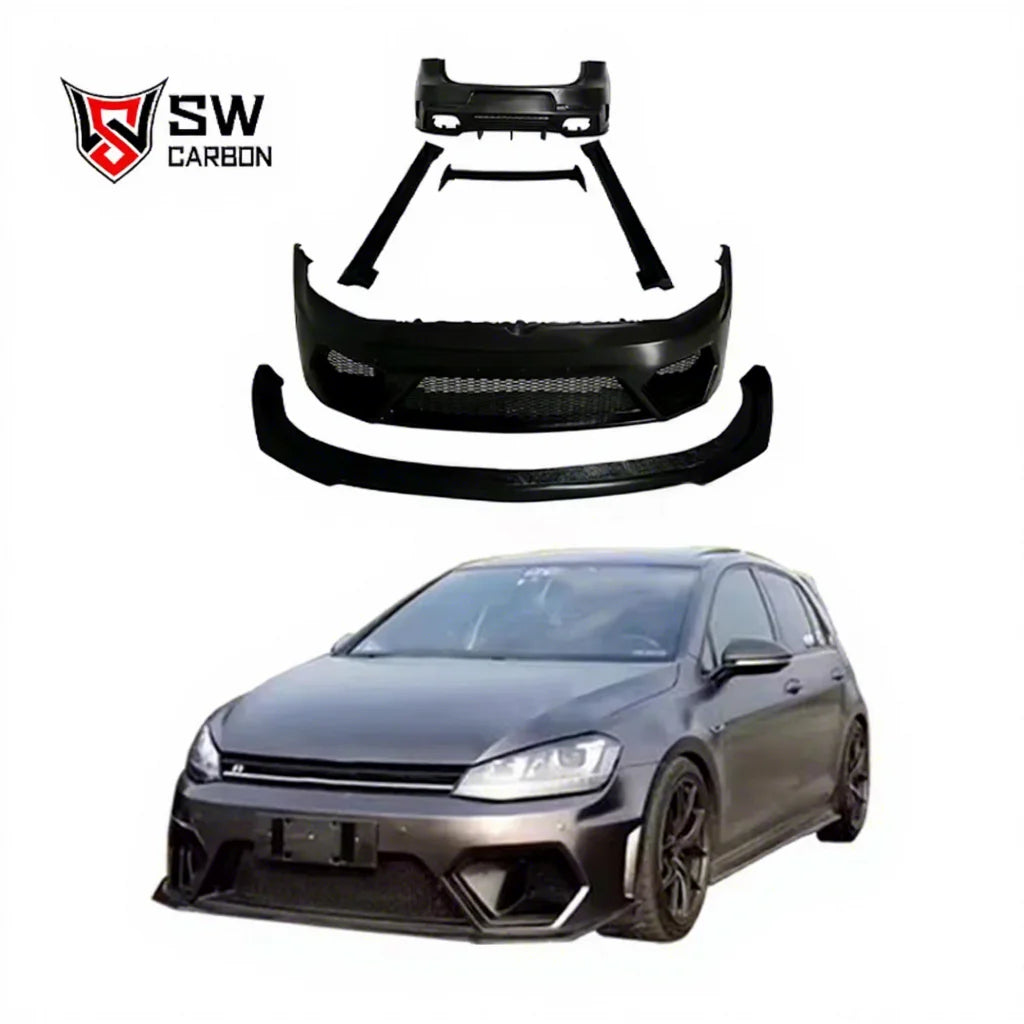 Kit carrosserie en fibre de verre pour Volkswagen Golf 7 GTI, 2018–2022