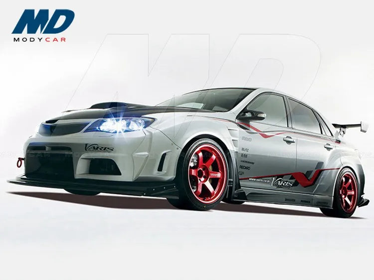 Kit carrosserie large en fibre de verre style V pour Subaru Impreza WRX STI GVB/GVF, 2008–2011