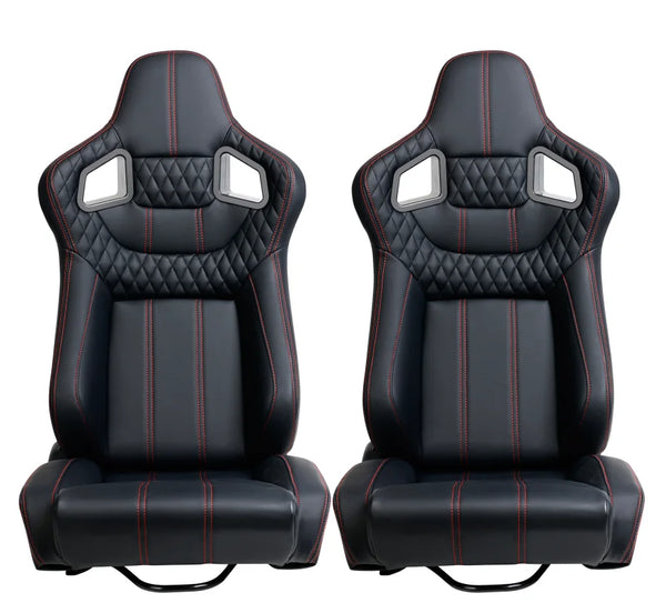 Bottom Mount Memory Foam Fixed Back Bucket Racing Seat