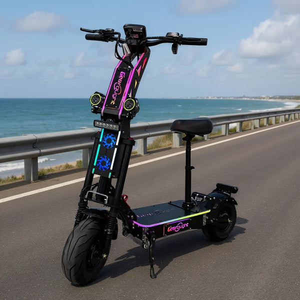 Trottinette Électrique Sport 72V 10000W – Batterie Lithium 40Ah, Contrôle par Application – Version 2