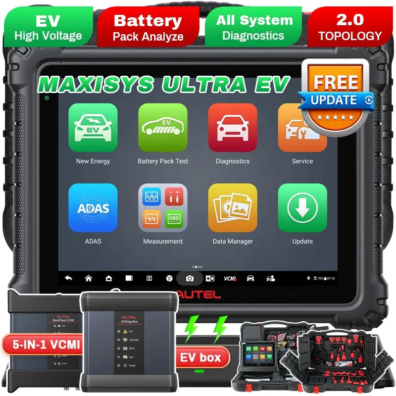 Valise de Diagnostic Professionnelle Autel MaxiSys Ultra EV OBD2 – Programmation ECU – Diagnostic et outillage | OURANE.COM