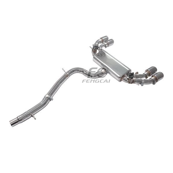 Ligne d’échappement à valves inox Golf 7 R et 7.5 R 2.0T