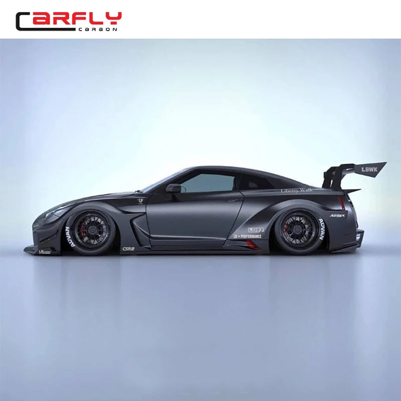Kit carrosserie en fibre de carbone style LB pour Nissan GT-R R35