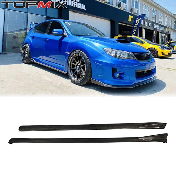 Bas de caisse carbone style CS Subaru WRX STI, 2007–2011 — vue 1