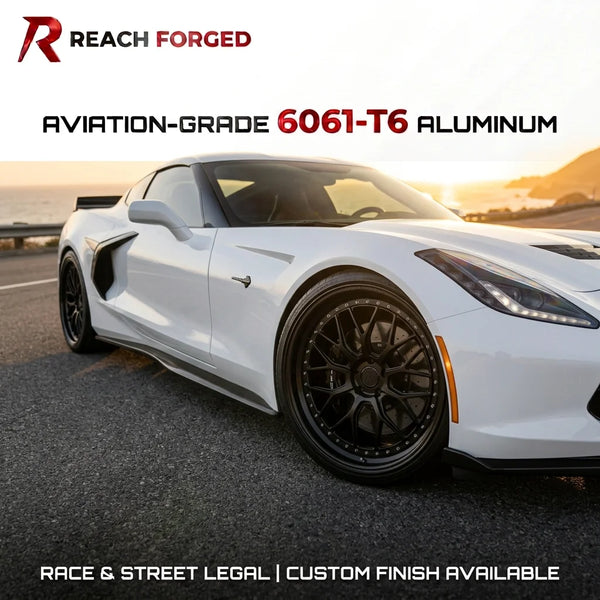 Jantes forgées Reach en trois parties pour Chevrolet Corvette C7