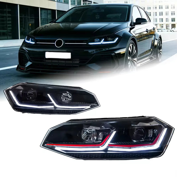 Phares LED lentille double L, projecteur Bi-LED – Volkswagen Polo 2017-2021