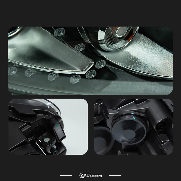 Phares LED design R20 avec Angel Eyes et faisceau Bi-Xenon AKD – Volkswagen Golf 6, 2009-2012