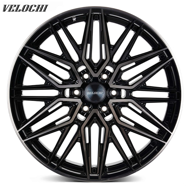 Jantes forgées VLC monobloc noir satiné teinté, 20 à 24 pouces pour Dodge Ram 1500