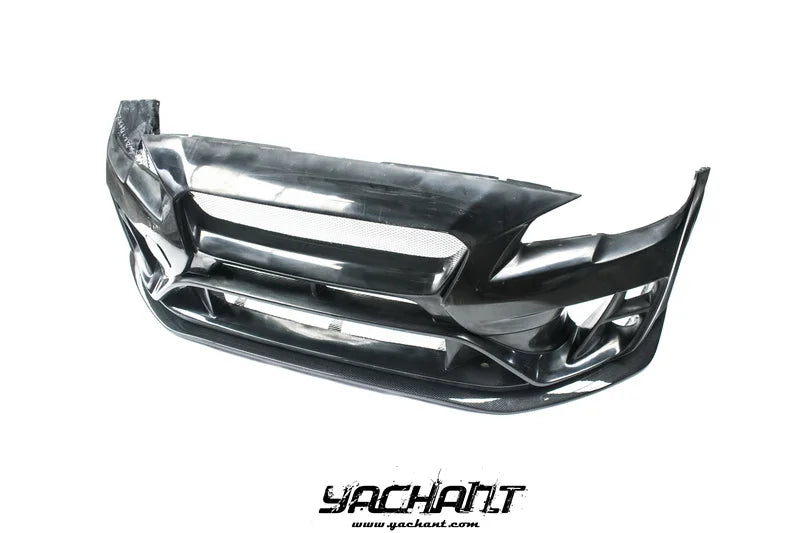 Pare-chocs avant FRP avec lèvre inférieure en carbone style VS ARISING II pour Subaru Impreza VA WRX S4/STI, 2015–2021