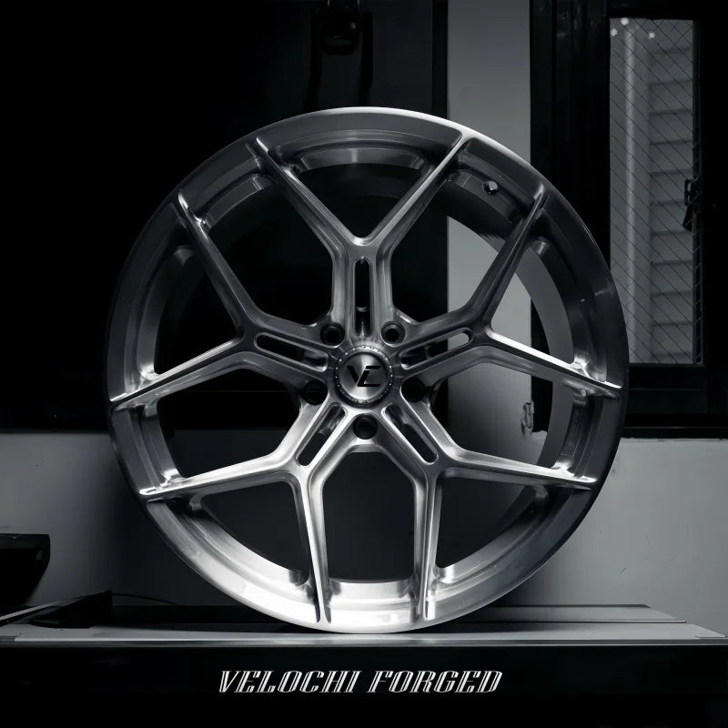Jantes forgées concaves gris anthracite brossé, 17 à 24 pouces, 5x112, pour Audi RS7, RS5, S4, A4 et Q7