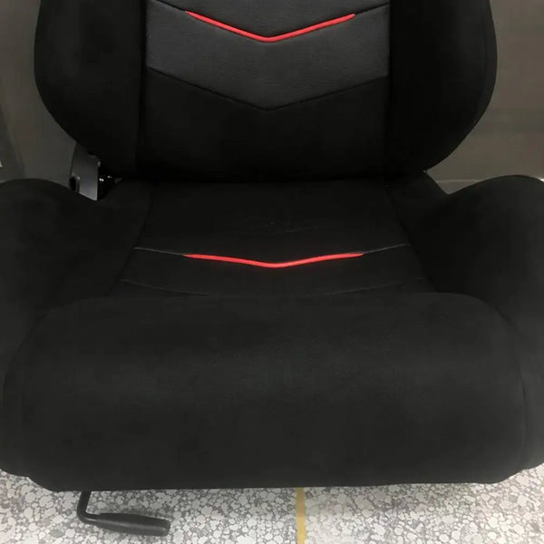 Siège Baquet Suédine Réglable – Véhicules Sportifs