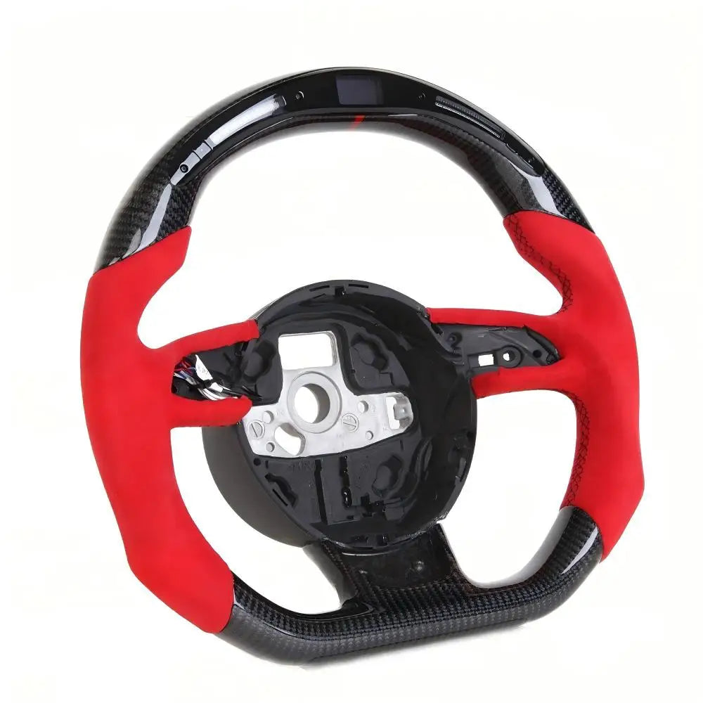 Volant sport Audi RS en carbone, cuir et Alcantara avec écran LED intelligent, pour Audi RS3, RS4 et RS5