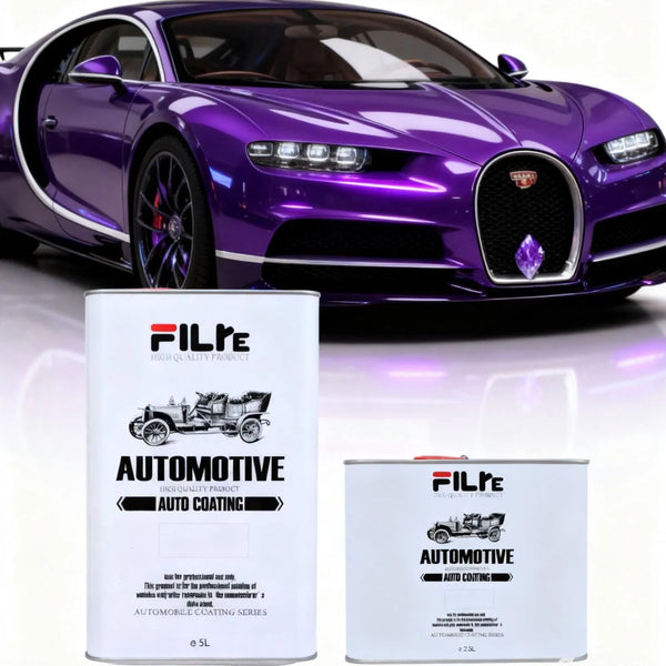 Peinture caméléon HS 1K nacrée vert et violet