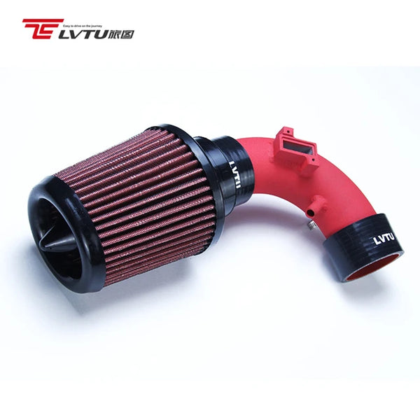 Kit filtre à air aluminium rouge Honda Fit GK5 — vue 4