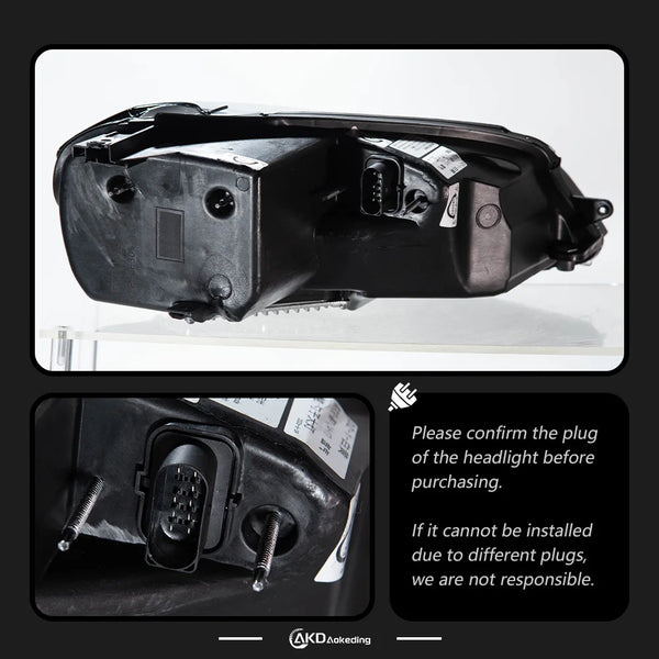 Phares LED projecteur haute puissance BBA, clignotant dynamique et DRL – Volkswagen Golf 7, 2013-2017